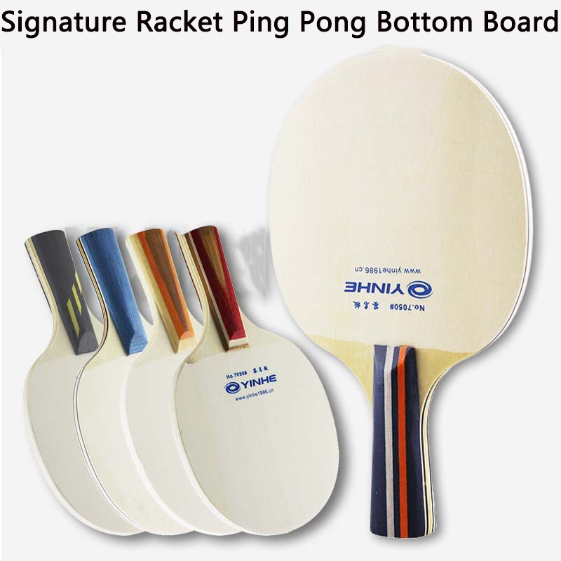 Badminton Kids - YINHE ของที่ระลึก MINI ตารางเทนนิสใบมีดสําหรับคอลเลกชันขนาดเล็กปิงปองแร็กเก็ตสําหรับเด็กลายเซ็นที่น่าสนใจแร็กเก็ต