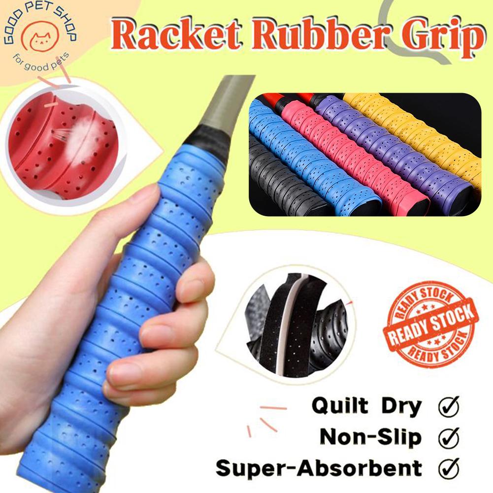 Badminton Grip - เทปพันด้ามจับกีฬาอเนกประสงค์ ป้องกันการลื่น ซับเหงื่อ สำหรับไม้แบดมินตัน คันเบ็ด คันหนังสติ๊ก