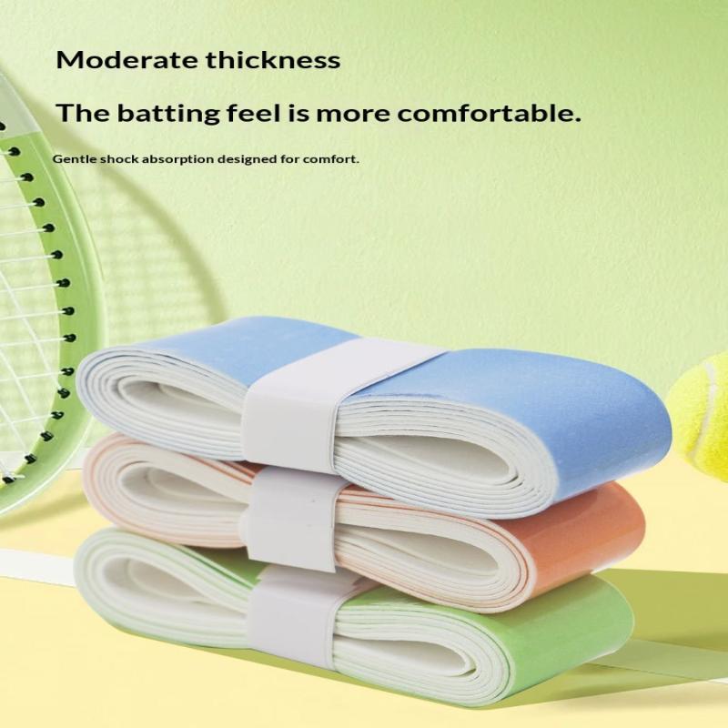 Badminton Grip - เทปพันด้ามจับไม้เทนนิสแบบไล่เฉดสี ป้องกันเหงื่อ ระบายอากาศได้ดี กันลื่น สำหรับแบดมินตันและการฝึกกีฬา