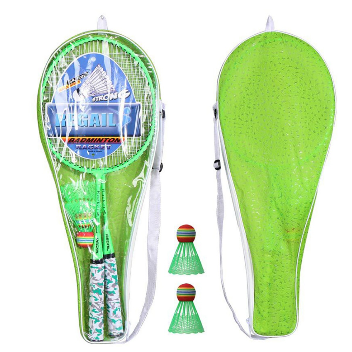 Badminton Event - A89E-ไม้แบดมินตันสำหรับเด็ก,ชุดกีฬาแร็กเก็ตพร้อมลูกบอล 2 ลูกสำหรับเด็กผู้เล่นกีฬาในร่มกลางแจ้ง