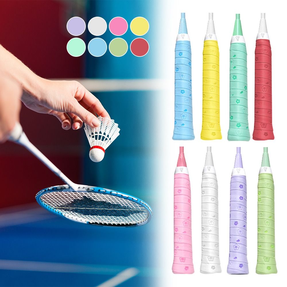 Badminton Grip - เทปพันด้ามแบดมินตัน PU แบบใหม่ กันลื่น ซับเหงื่อ พิมพ์ลาย