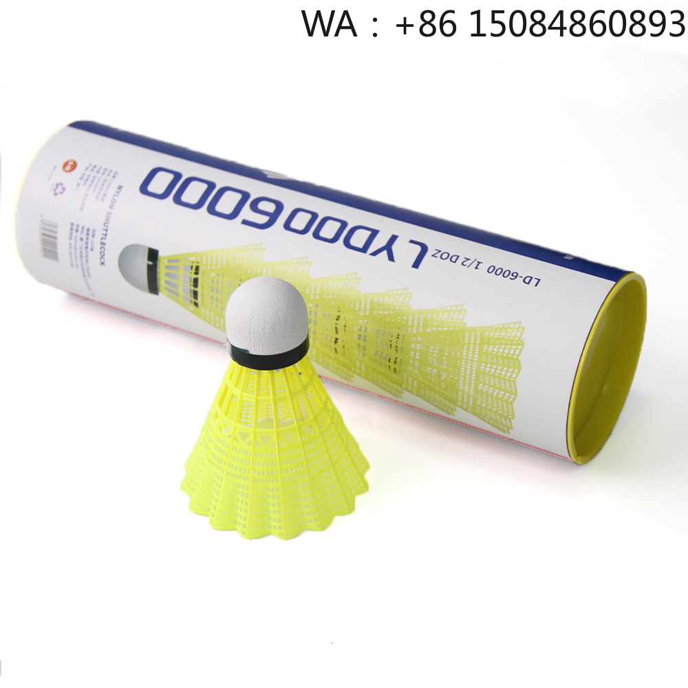 Nylon Shuttlecock 12 - ลูกแบดมินตันเกรด A สำหรับฝึกซ้อม ทำจากไนลอนและขนเป็ด ปรับความเร็วได้ พร้อมจุกคอร์ก