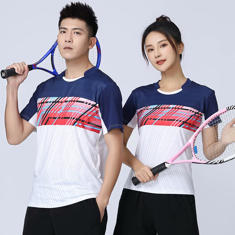 Badminton Kids - 2023เสื้อยืดผู้ชาย/ผู้หญิงเทนนิสเด็กเสื้อด่วนแห้งแขนสั้นการฝึกอบรมการออกกำลังกาย Breathable เสื้อสำหรับชายหญิง