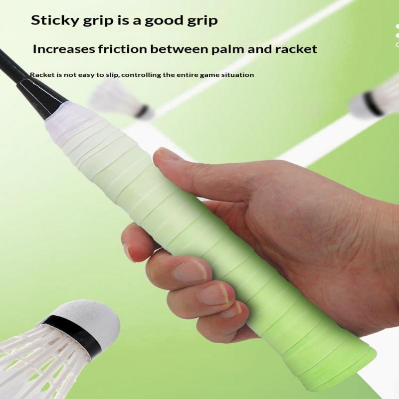 Badminton Grip - เทปพันด้ามจับกีฬาแบบไล่เฉดสี เทปพันด้ามจับเทนนิส แถบกันเหงื่อ ด้ามจับไม้แบดมินตัน เทปพันด้ามจับไม้พาเดล