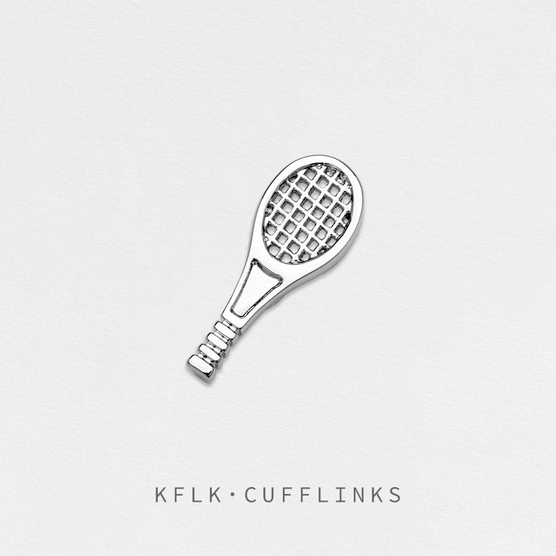 Badminton Icon - KFLK เข็มกลัดการ์ตูนไม้เทนนิสแฟชั่นเข็มกลัดแบรนด์ที่สวยงามสำหรับเครื่องแต่งกายของผู้ชายเข็มกลัดเครื่องประดับขายส่ง