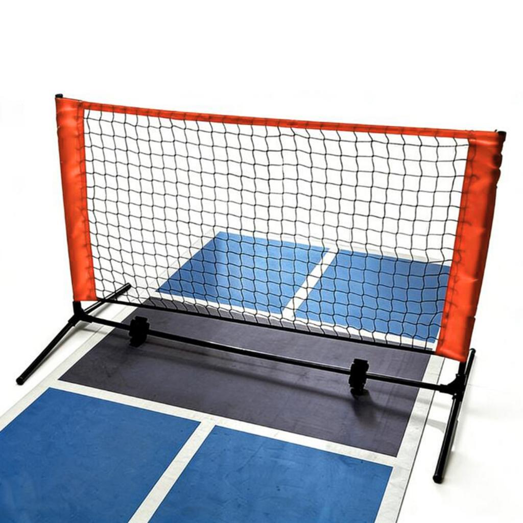 Training Net Mini - ชุดอุปกรณ์ตาข่ายปิคเคิลบอลแบบพกพา เงียบ พร้อมโครงโลหะ พับเก็บได้ สำหรับการฝึกซ้อมในร่มและกลางแจ้ง