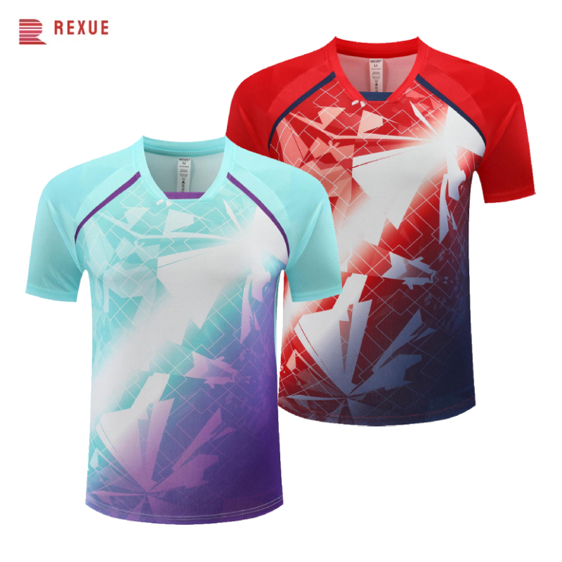 Badminton Korea - 2025 ใหม่เสื้อแบดมินตันเกาหลีสไตล์เสื้อเทนนิสสําหรับผู้ชายผู้หญิงด่วนแห้งคู่ Pickleball แบดมินตันเสื้อยืดเสื้อแขนสั้น