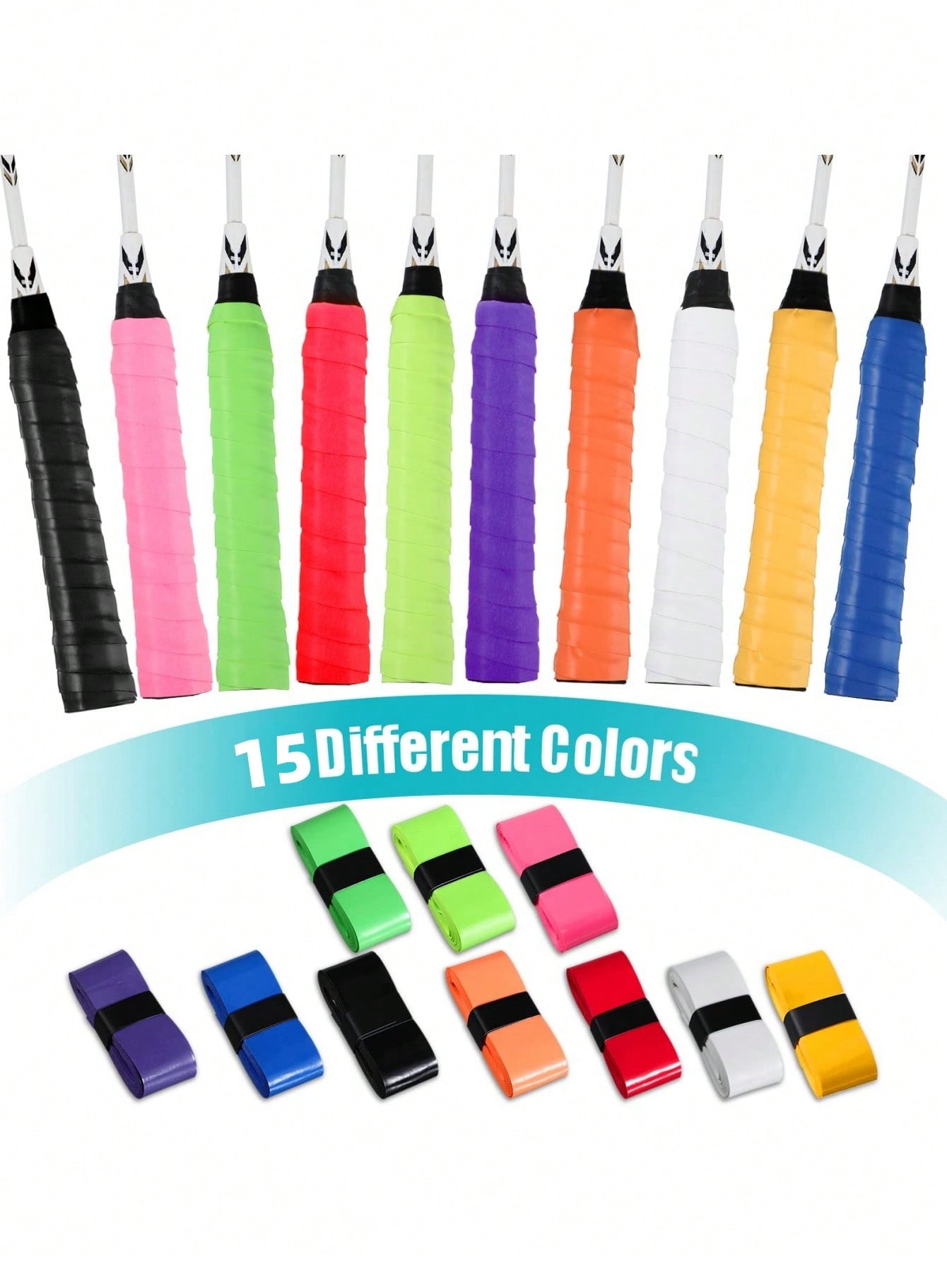 Badminton Grip - เทปพันด้ามจับ PU สำหรับเทนนิส แบดมินตัน ดูดซับเหงื่อ กันลื่น
