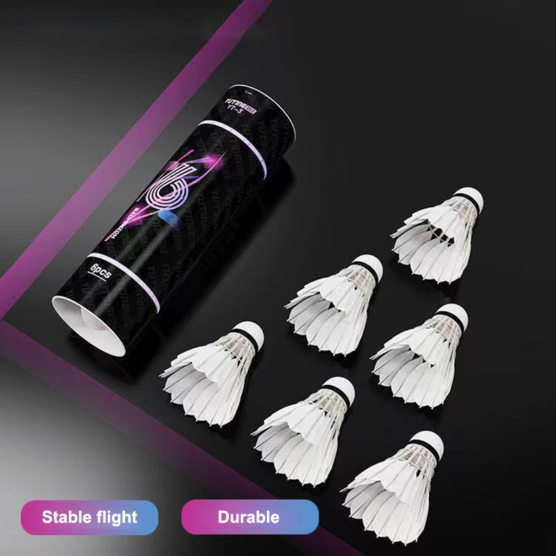 ลูกขนไก่แบดมินตันขนห่านสีขาว 3 - Badminton Event บทวิจารณ์และราคา