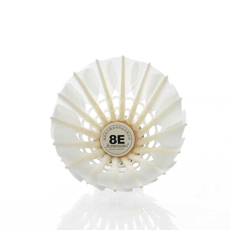 KAWASAKI ลูกขนไก่ขนนก8E มืออาช - Badminton Event บทวิจารณ์และราคา