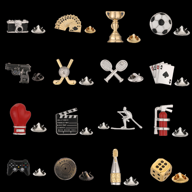 เข็มกลัดผู้ชายลายกีฬา ไพ่ ลูกเ - Badminton Icon บทวิจารณ์และราคา