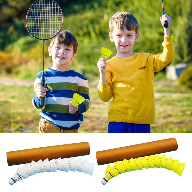 ชุดแบดมินตันสําหรับสนามหลังบ้า - Nylon Shuttlecock 12 บทวิจารณ์และราคา