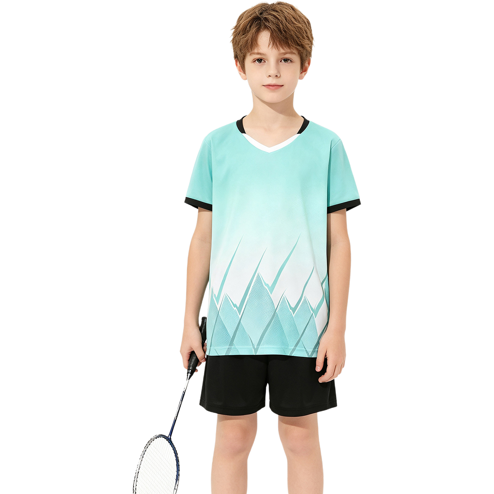 ชุดกีฬาแบดมินตันฟุตบอลเด็กแบบแ - Badminton Kids บทวิจารณ์และราคา