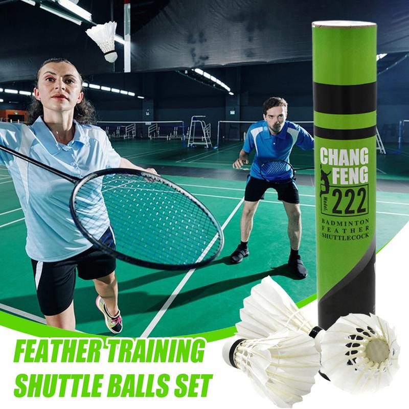 ลูกแบดมินตันขนเป็ด 12 ลูก ทนทา - Badminton Event บทวิจารณ์และราคา
