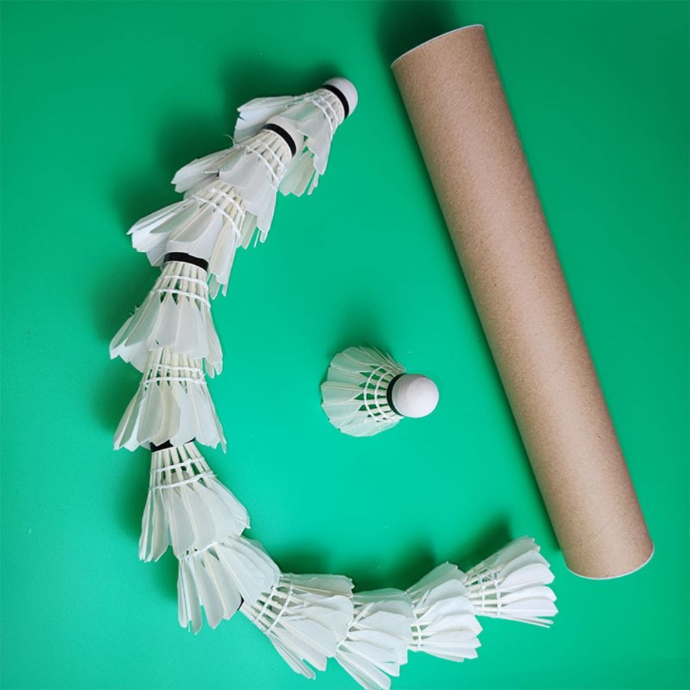 3/6/12 ชิ้น ลูกแบดมินตันสีขาวใ - Badminton Event บทวิจารณ์และราคา
