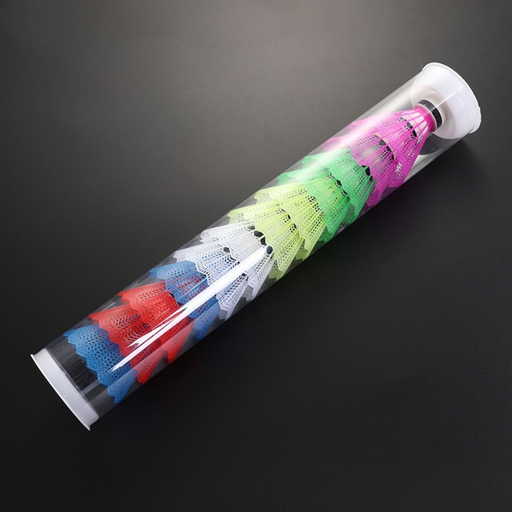 12ชิ้นอุปกรณ์กีฬาแบดมินตันกันล - Nylon Shuttlecock 12 บทวิจารณ์และราคา